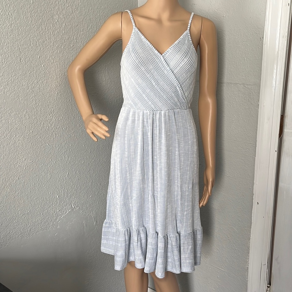 Caution To Wind V-Neck Dress